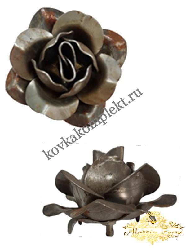 Декоративный элемент “Роза” 9 х 5 см (арт. 7962)